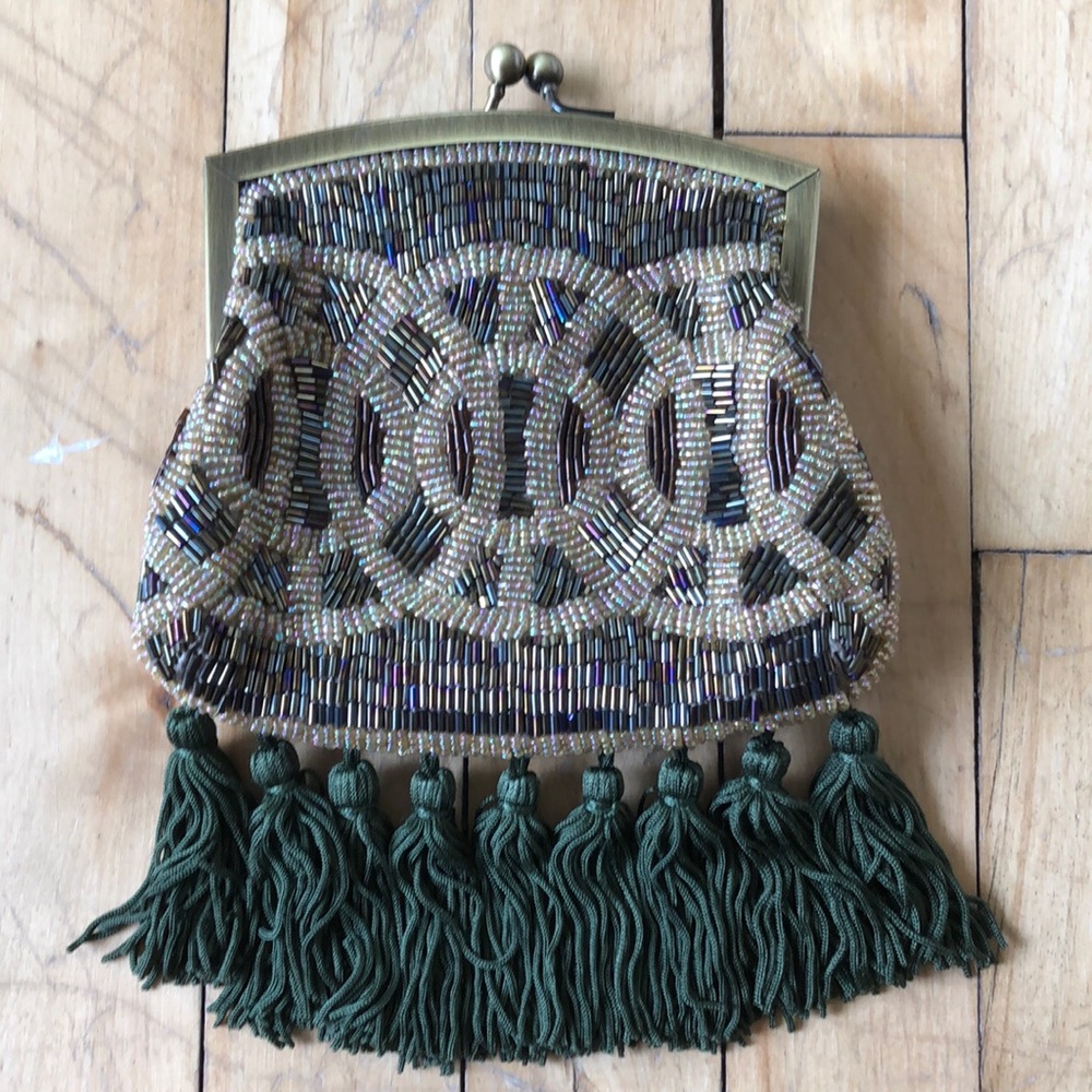 Antique style beaded Mini bag *3 for $40*